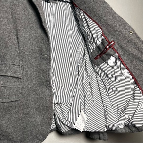 J. Crew Women Schoolboy Blazer Jacket 2 Gray Wool Preppy Academia Old Money - Picture 7 of 11